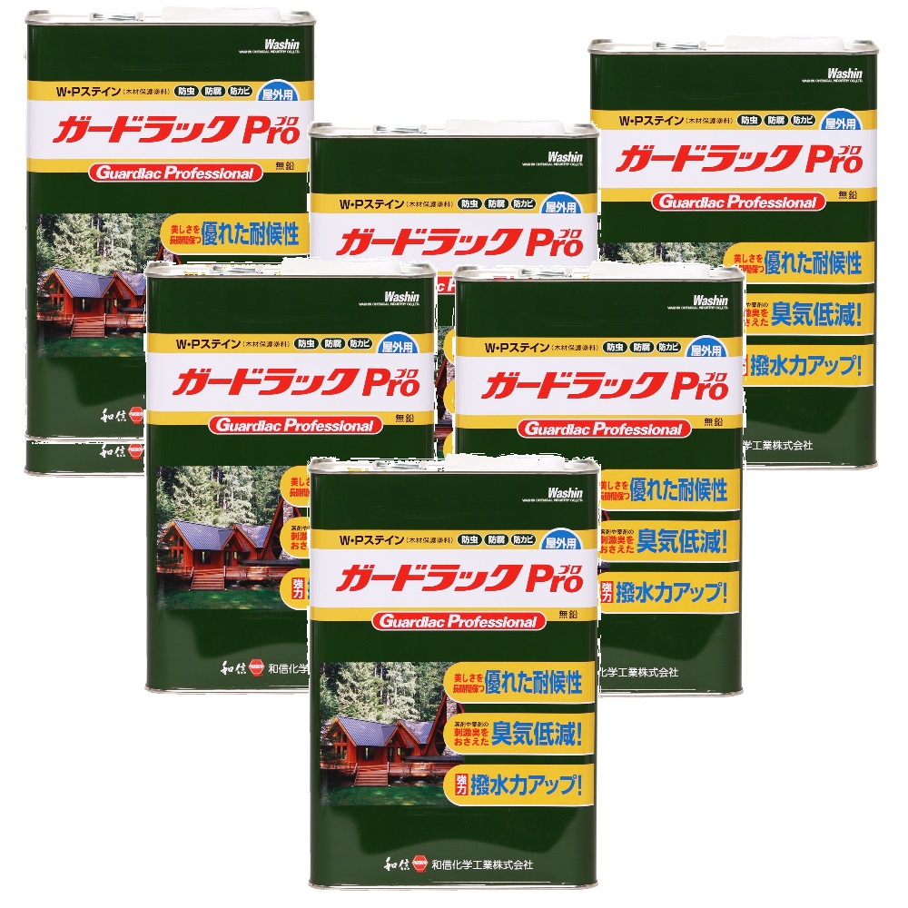 和信ペイント ガードラック プロ ＧＰ－９ オーク 4L ６缶セット