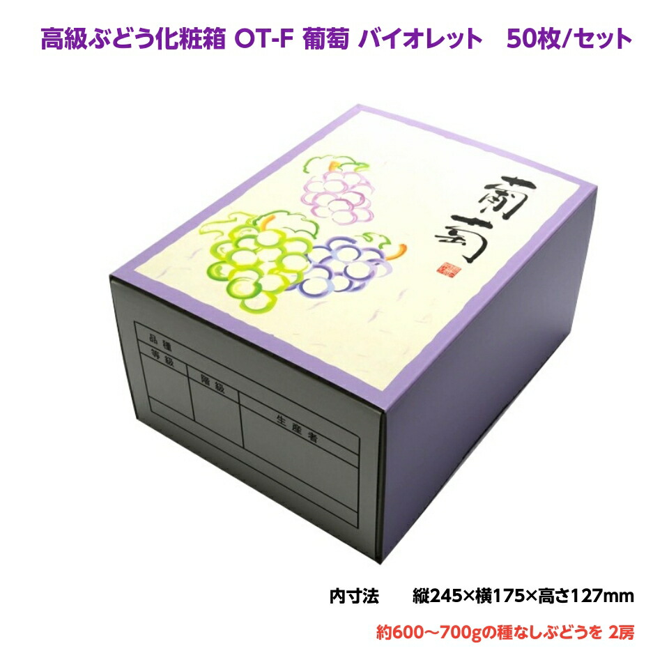 御膳上等ぶどうかざり付ける箱 OT-F グレープ 相撲取り草 書き割り 50枚/書き割り