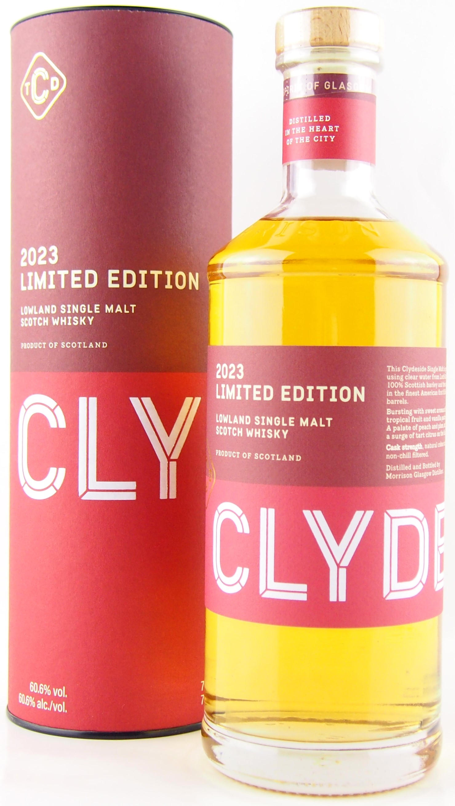 クライドサイド　カスクストレングスエディション2023（Clydside Cask Strength Edition 2023）700ｍｌ　60.6％【スコッチウイスキー　スコットランド　シングルモルト　ローランド　数量限定　箱付き】正規品