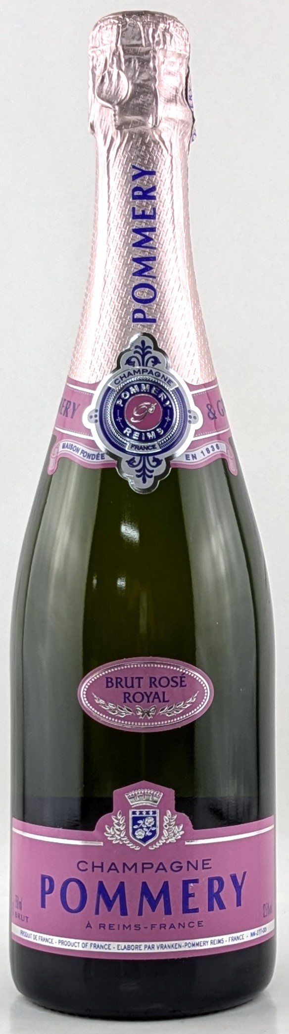 【フランス・ロゼ泡】ポメリー ブリュット ロゼ 750ml 12.0％ スパークリング ミディアムボディ 美しい色調にフレッシュな味わいが魅力のロゼ・シャンパーニュ。ほどよい酸味とキメ細かな泡立ちで、前菜やデザートにも合わせやすく、祝いの席を華やかに彩ります。｜ワインショップ　葡萄館