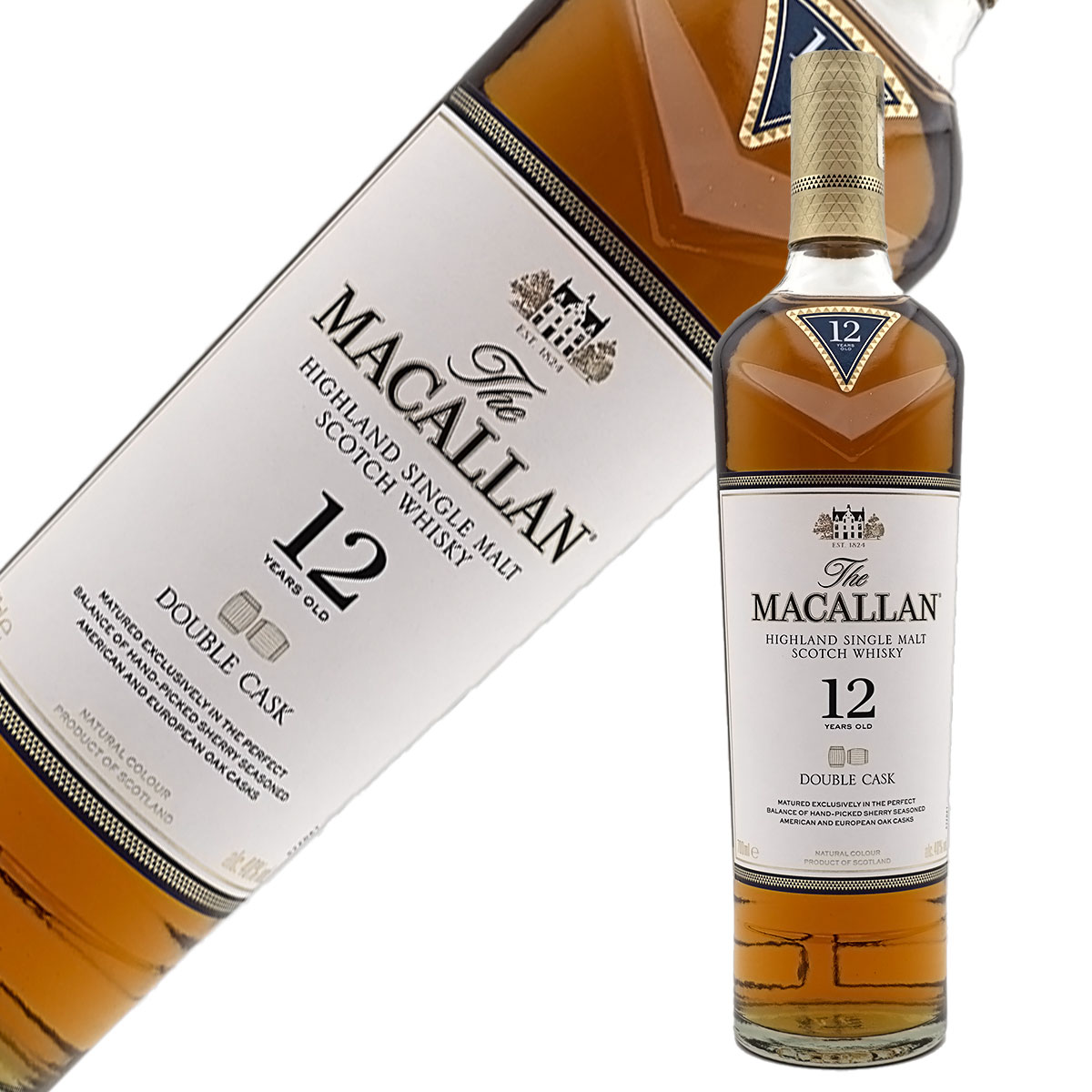 The Macallan 12年 シェリーオークカスク 2本セット 4b76e02845a8a826d2f8a725f56498