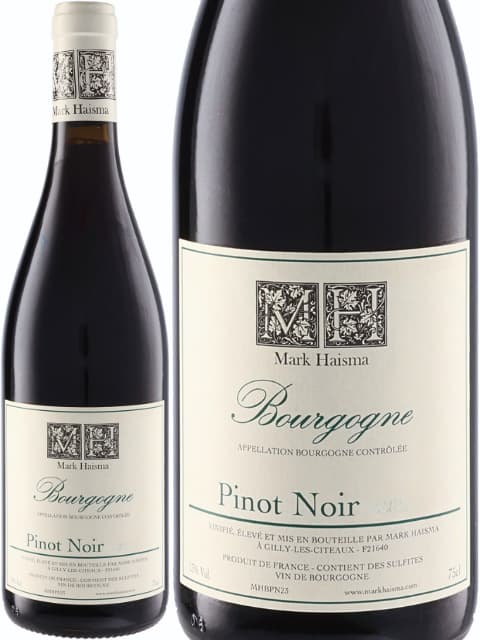 マーク ハイスマ ブルゴーニュ ピノ ノワール 赤ワイン フランス ブルゴーニュ 2023 750 Mark Haisma Bourgogne Pinot Noir