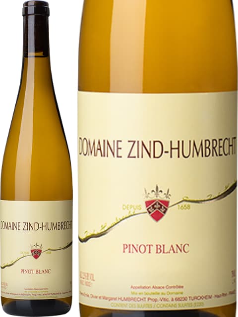 ドメーヌ ツィント フンブレヒト ピノ ブラン 白ワイン フランス ブルゴーニュ 2023 750 Pinot Blanc