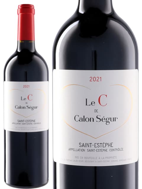 [2021]ル セ ド カロン セギュール 赤ワイン フランス ボルドー 2021 750 Le C de Calon Segur