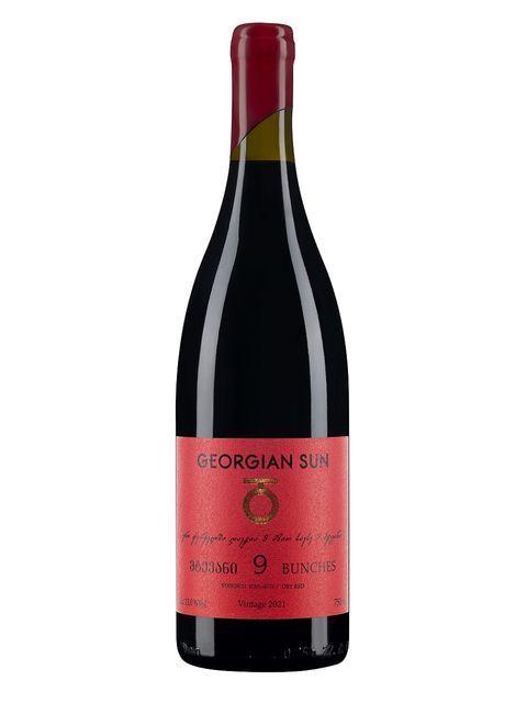 ヴァジスバニ エステイト ジョージアンサン　9バンチェス　レッド 赤ワイン ジョージア カヘティ 2021 750 Georgian Sun 9 Bunches Dry Red