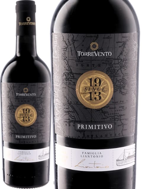 トッレヴェント ＳＩＮＣＥ （シンス） １９１３ プリミティーヴォ 赤ワイン イタリア プーリア 2021 750 SINCE 1913 Primitivo