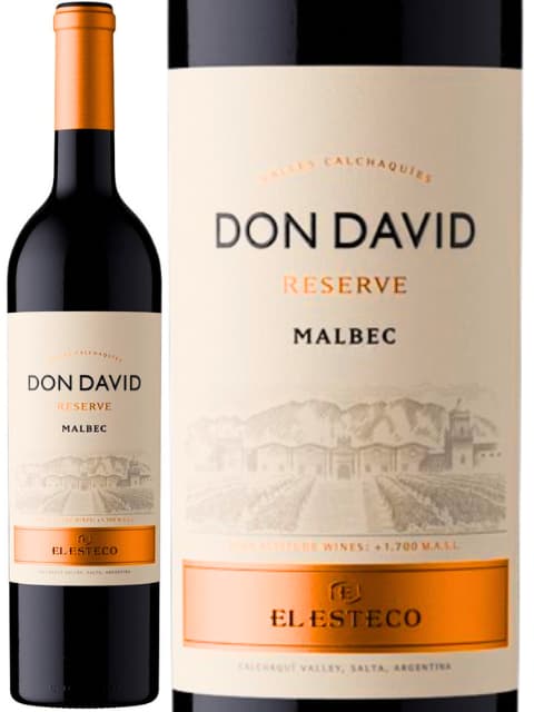 ボデガ エル エステコ ドン ダビ マルベック レゼルバ 赤ワイン アルゼンチン 2023 750 Don David Malbec Reserve