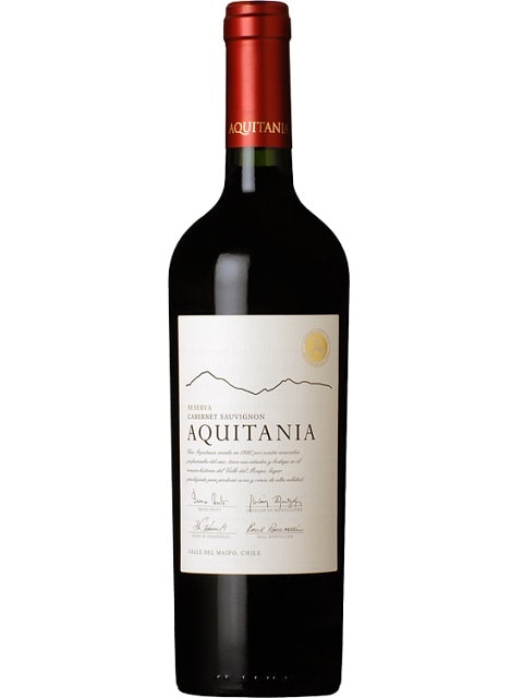 ヴィーニャ アキタニア アキタニア カベルネ ソーヴィニヨン 赤ワイン チリ セントラル・ヴァレー 2022 750 Aquitania Cabernet Sauvignon
