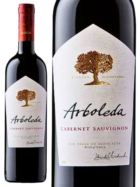 アルボレダ カベルネ ソーヴィニヨン 赤ワイン チリ アコンカグア 2022 750 Arboleda Cabernet Sauvignon｜世界のワイン葡萄屋