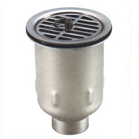 楽天市場】18-8ステンレス防臭排水トラップ50A(オーバーフロー無) [TO