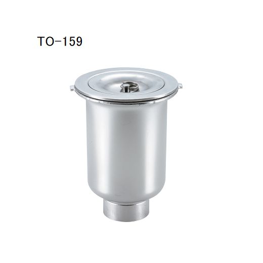 楽天市場】18-8ステンレス防臭排水トラップ50A(オーバーフロー無) [TO