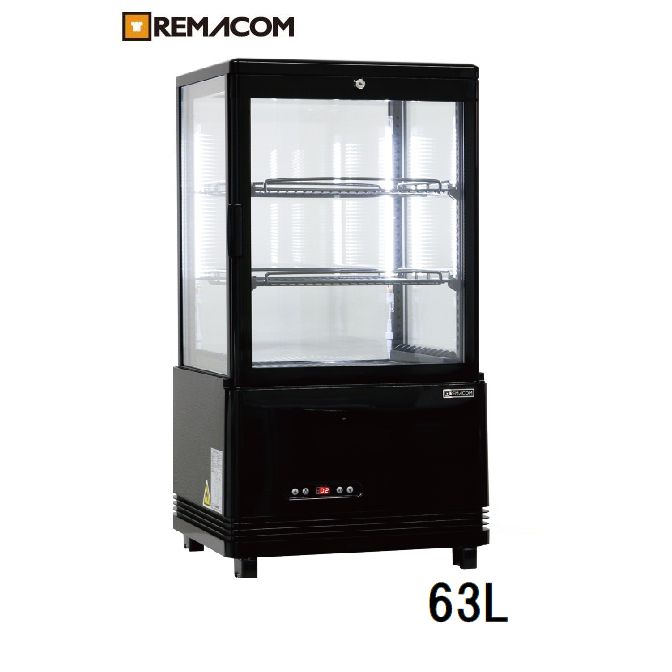 【楽天市場】4面ガラス ドリンク冷蔵ショーケース 105L[R4G 