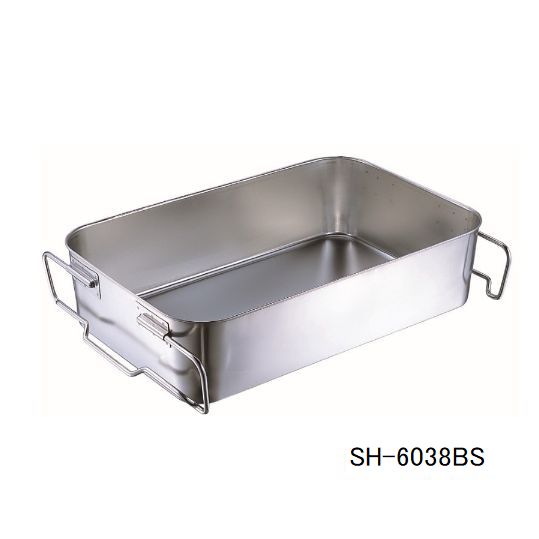 スギコ18-8給食バット 運搬型 [SH-6038BS] (610&times;388&times;深さ140mm)｜部品屋さん　店 9,750円