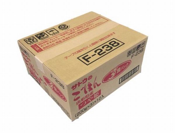 サトウのごはん つや姫（200ｇ×36食） パックご飯 山形県産米つや姫100％使用