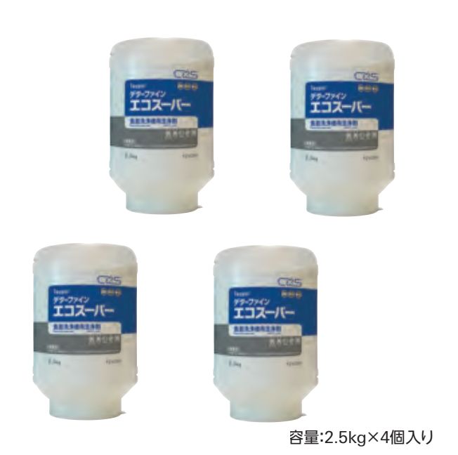 デターファイン エコ百貨店（2.5kg×4個）細粒・益荒男型・宇宙カプセル中性洗剤 *返品不可商いもの