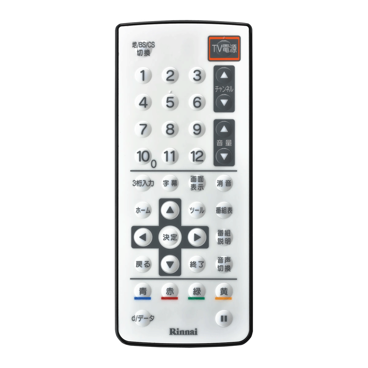 リンナイ Rinnai 812-954-000 赤外線リモコン 純正部品浴室テレビ 純正浴室テレビ部品 【純正品】