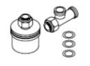HL-SK(A) リンナイ 給湯器オプション品 部材 壁貫通タイプ関連部材 水撃緩衝器 RUF-HE用【純正品】