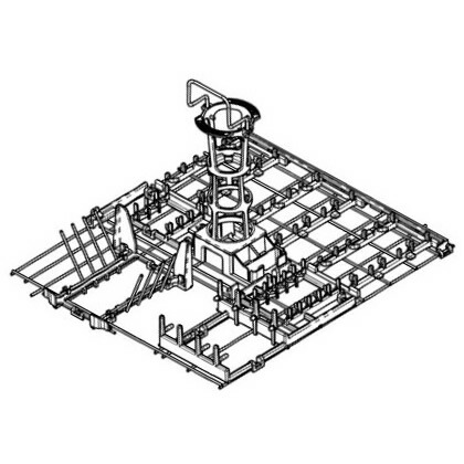 リンナイ Rinnai 098-9587000 下カゴ 部品 純正 食器洗い乾燥機 【純正品】
