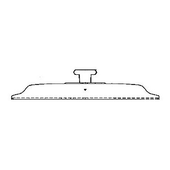 【035-2524000】上ふた（ふた取っ手付き）《リンナイ 純正部品》《業務用炊飯器部品》【純正品】