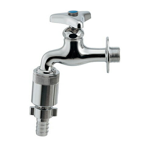 カクダイ KAKUDAI カップリング付き横水栓 (バキュームブレーカ) 703-000-13 水栓金具・器【純正品】