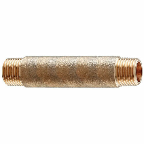 カクダイ 砲金長ニップル 50 616-616-100 水道材料【純正品】