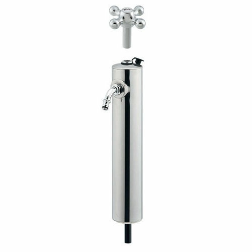 共用ステンレス鋼水栓柱 (遊撃手型) 624-082 瀬戸原材料 カクダイ【完全無欠品】