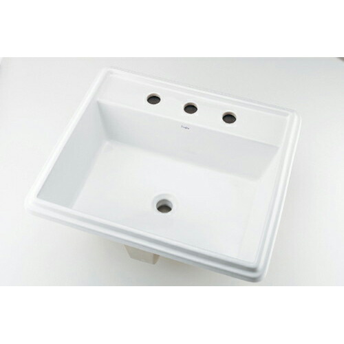 カクダイ 角型洗面器 3広座敷 493-152【純然たる品】