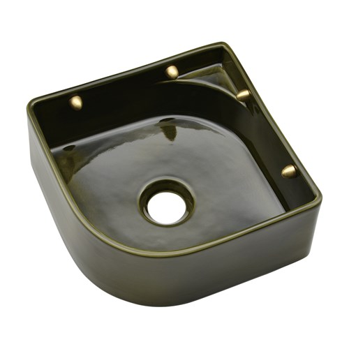 【493-234-GR】 カクダイ 壁掛幼児用便器器//茶