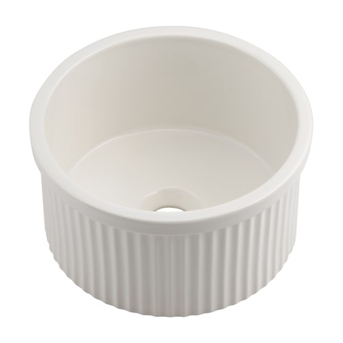 カクダイ【493-246-W】丸型室内用便器器//白いこと  かっこ良い 飲食店などにおすすめです！ 木材・建築資材・設備-洗面ボウル-花・ガーデン・DIY