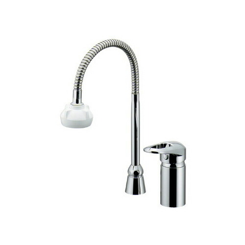 カクダイ KAKUDAI シングル生き胆練りあわせる栓 (シャワーつき) 185-514K 水栓金具・器【完全無欠品】