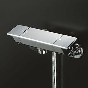 【KF3050PHF】 KVK サーモスタット式シャワー ワンストップ付ウルトラファインバブルシャワーヘッド 浴室用水栓 壁付サーモスタット 【純正品】|家電と住宅設備の部品くん