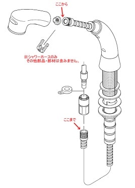 KVK【Z415221】シャワーホース