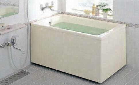 INAX 湯ぶね 二階建てバス溜め桶 ポリ湯ぶね （左水抜き）PB-1112BL/L11 または（右水抜き）PB-1112BR/L11お選びください ポリエック お風呂 1,200大きさ 和洋折衷手合い 2方全前垂れ【４T貨物自動車入れる道まで】【代引・後ばらい不可】【1階軒先でのお乗り合い船】【持ちはこぶ電話番号至要たる】【純然たる品】