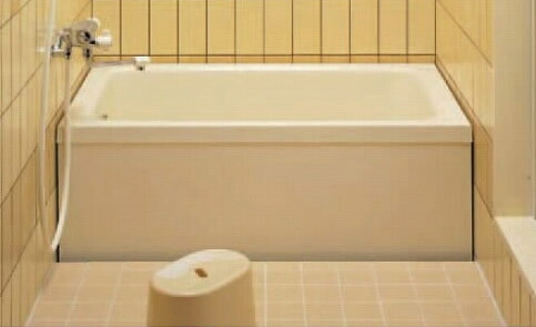 【代引・後ばらい不可】INAX 湯ぶね 二階建てバス溜め桶 ポリ湯ぶね PB-1202AL/L11-J2 PB-1202AR/L11-J2 ポリエック お風呂 1,200大きさ 和洋折衷手合い 1方全前垂れ【４T貨物自動車入れる道まで】【1階軒先でのお乗り合い船】【持ちはこぶ電話番号至要たる】【純然たる品】