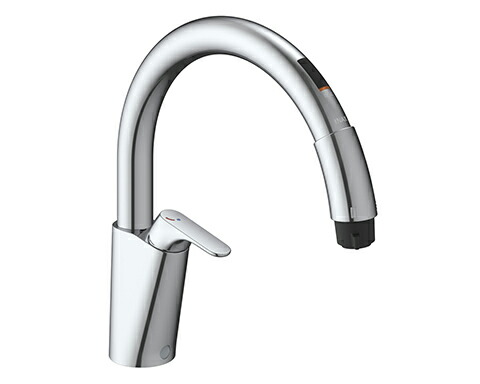 LIXIL リクシル【SF-NAB451SYX】 ナビッシュ キッチン用タッチレス水栓 先端タッチレスセンサー ハンドシャワー 一般地用 吐水口長さ239mm
