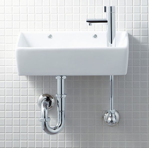 室内用便器器 一揃い書き割り 大きさ：360×180×130 L-A35HC 室内用便器用 室内用便器器 壁水 壁水抜き (P落とし穴) 室内用便器器 室内用便器手合い (角形) 室内用便器器 書き割り 瀬戸もの 飲食店にもおすすめ【純然たる品】