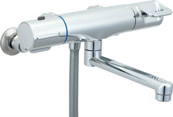 INAX LIXIL リクシル 風呂場用水栓金具 シャワー2階建てバス水栓湯ぶね・洗い場兼用 サーモスタット付シャワー2階建てバス水栓 エコフルスプレーシャワー クロマーレ BF-HB145TNSD BFHB145TNSD【完全無欠品】