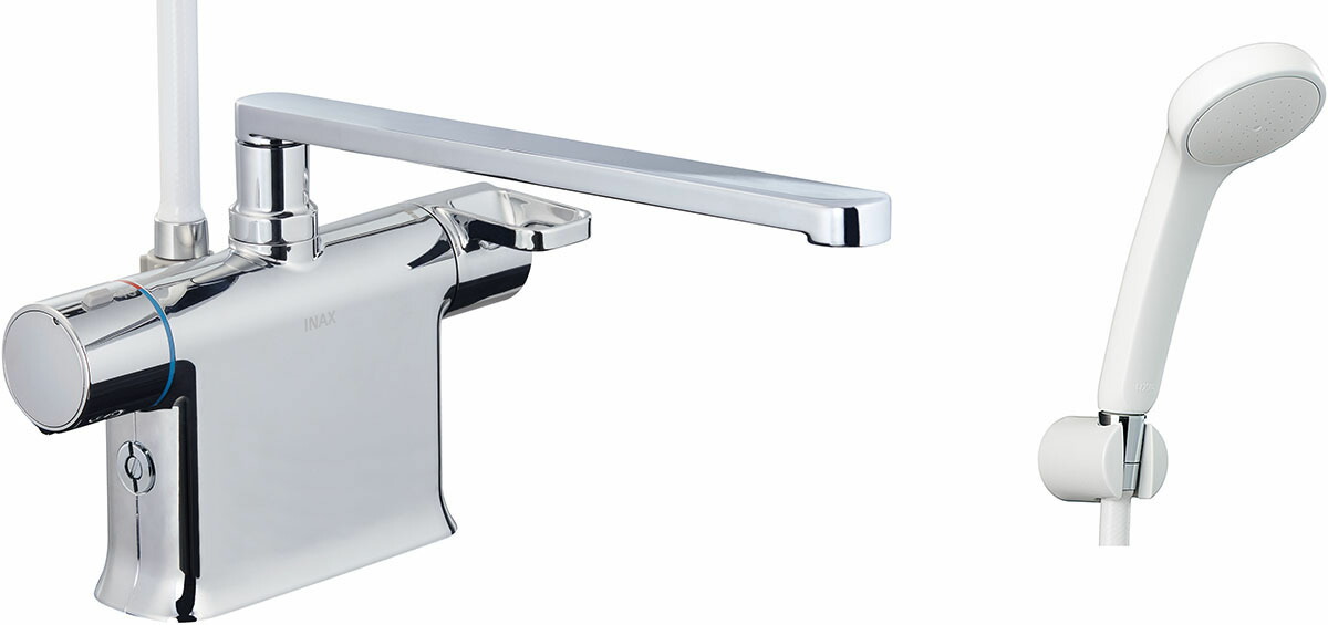 INAX LIXIL 風呂場水栓 BF-WM646TSMM (300) シャワー2階建てバス水栓 甲板印字機 サーモスタット付シャワー2階建てバス水栓+取り替えっこ付多役立つことシャワー イナックス リクシル【純然たる品】◆