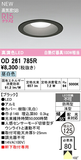 エクステリアライト オーデリック OD261785R