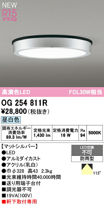 エクステリアライト オーデリック OG254811R
