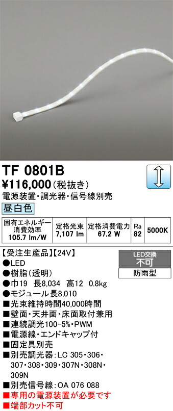 間接照明 オーデリック TF0801B