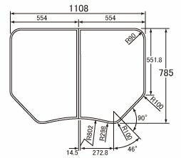 GKU71KF8KK1S パナソニック Panasonic １１５０アクレ薄型断熱風呂フタ【純正品】