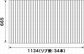 パナソニック Panasonic【RLFK71MF1KK】 風呂フタ(短辺665×長辺1134:巻きフタ:四角型:切り欠きなし) バスルーム 【純正品】