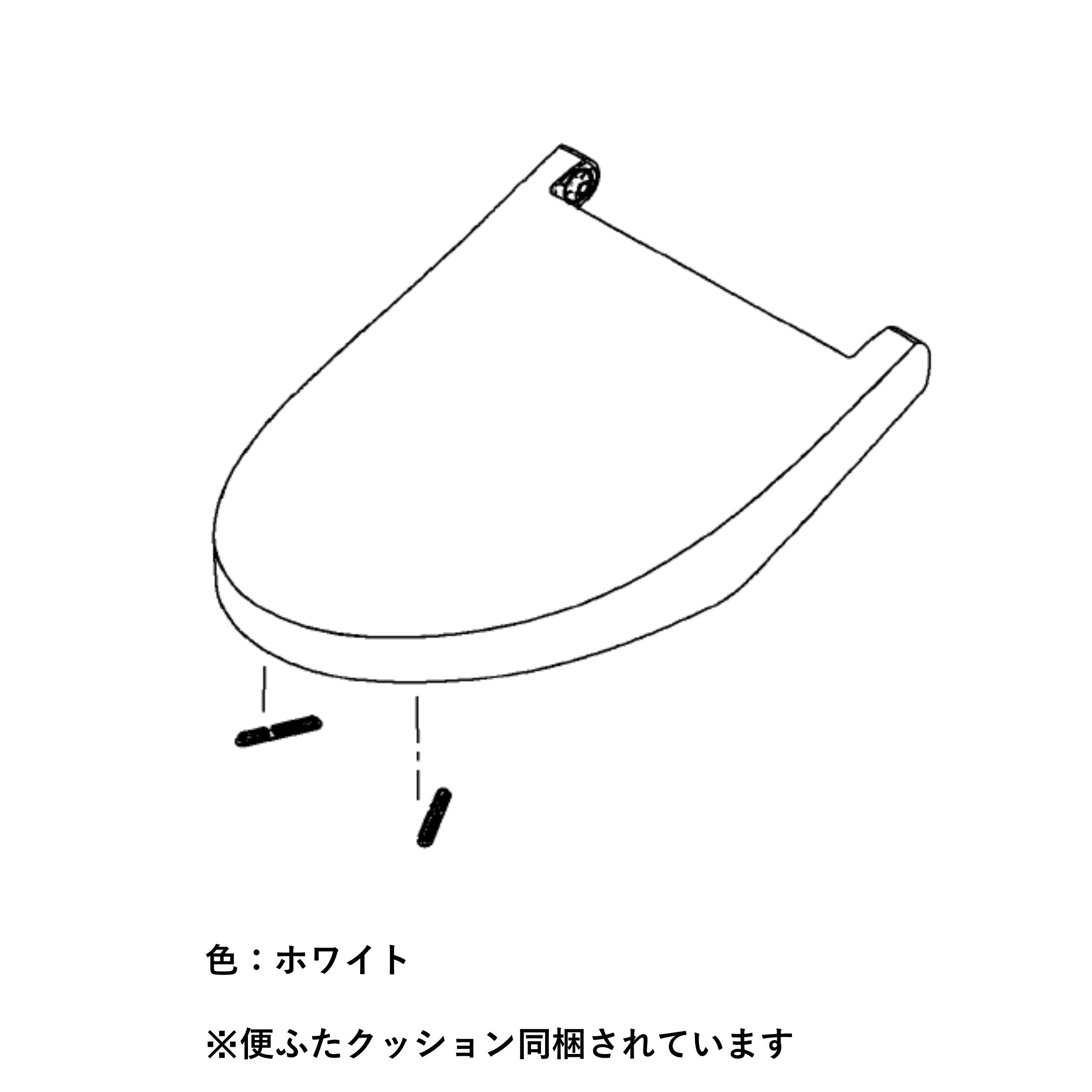 【TCM7691#NW1】TOTO 便ふた・便座類 便ふた組品（Ｅ／Ｒ兼用） 部品 【純正品】