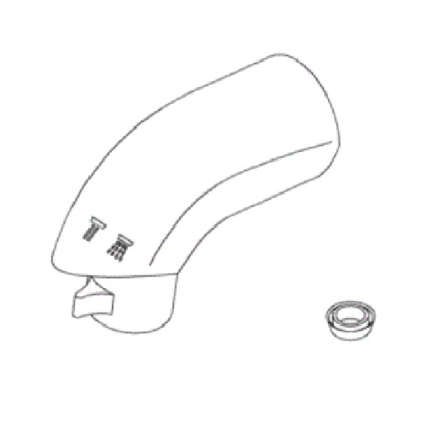 【THB18R】TOTO スパウト 吐水口部 部品 【純正品】|家電と住宅設備の部品くん
