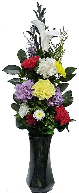 【仏花結社】プリザーブドフラワー仏花 R083 大きさ（L）(花器は嘱するしておりません）大型仏壇、大層らしい大きさ