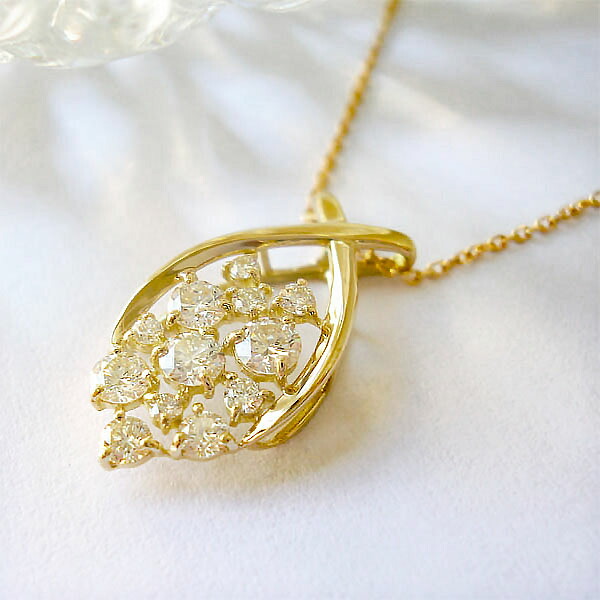 k18 18金 ネックレス ダイヤ ダイヤモンド 0.40ct ペンダント ゴールド イエローゴールド ピンクゴールド ホワイトゴールド ダイヤネックレス プレゼント 記念日 自分へのご褒美 送料無料