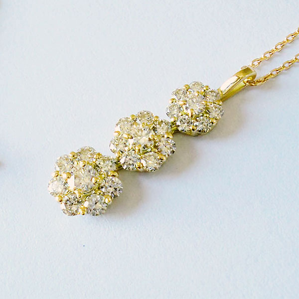 k18 ネックレス ダイヤモンド 0.70ct ダイヤネックレス 天然ダイヤモンド 誕生石 レディース ジュエリー 送料無料