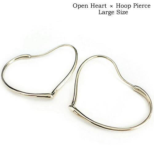高い素材 楽天市場 ピアス フープ K10 フープピアス ハート オープンハート ラージサイズ ゴールド Pg Wg 大き目 10金 送料無料 バルジ Bulge 在庫有 Allobledi Ifm Tn
