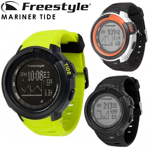 楽天市場 Freestyle フリースタイル サーフィン 時計 メンズ レディース 腕時計 防水 サーフウォッチ Mariner Tide 送料無料 Bulls Surf